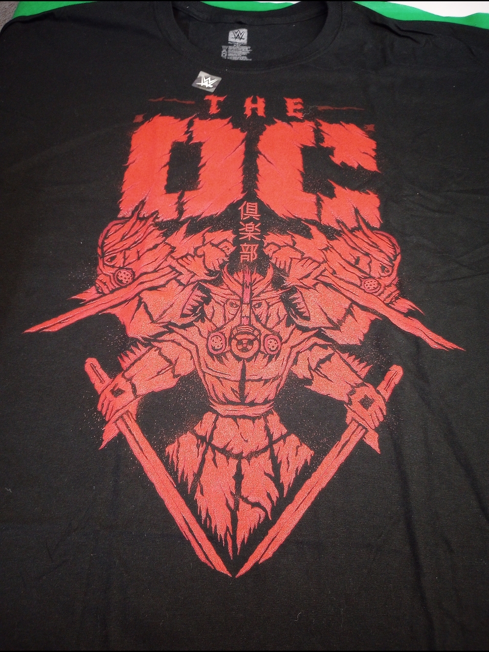 The OC WWE Black Tee with Red  Graphic Shirt Size XXL